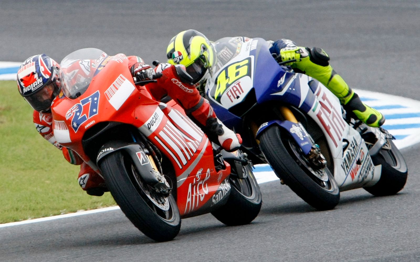 2007年の「MotoGP」第15戦日本GPのC.ストーナー王者決定戦
