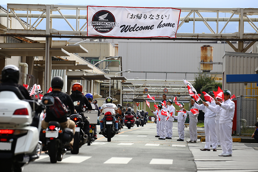 「Honda モーターサイクル ホームカミング 熊本」が開催！工場見学や『シン・仮面ライダー』使用車展示も